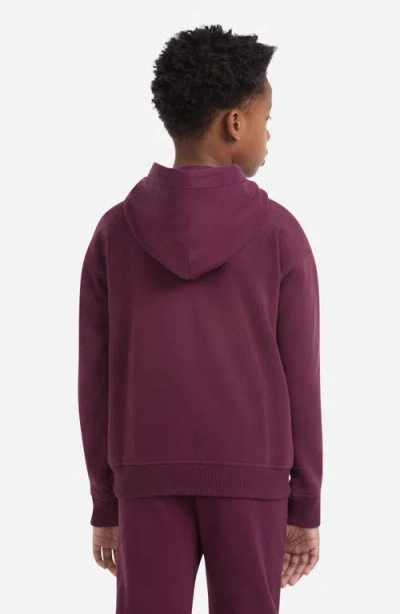 Abercrombie Boys Essential Fleece Pullover Hoodie In Purple