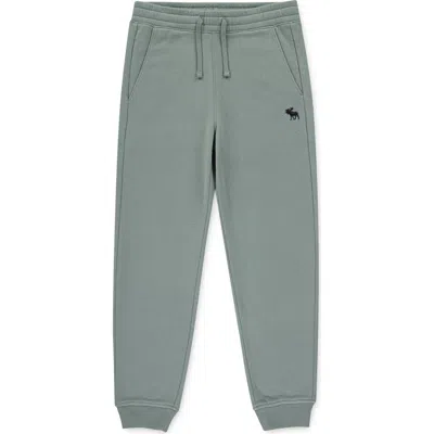 Abercrombie Kids Kids' Essential Fleece Joggers In Green