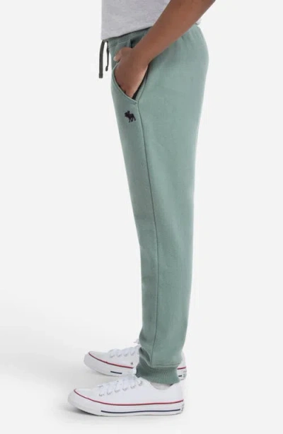 Abercrombie Kids Kids' Essential Fleece Joggers In Green