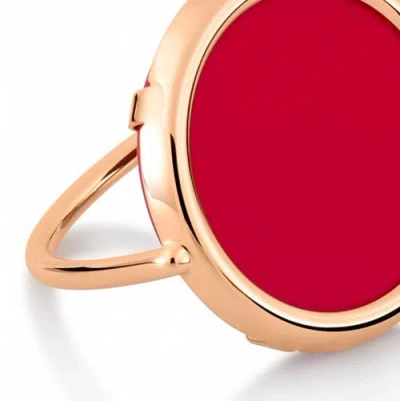 Ginette Ny Disc Ring In Red
