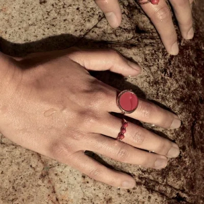 Ginette Ny Disc Ring In Red