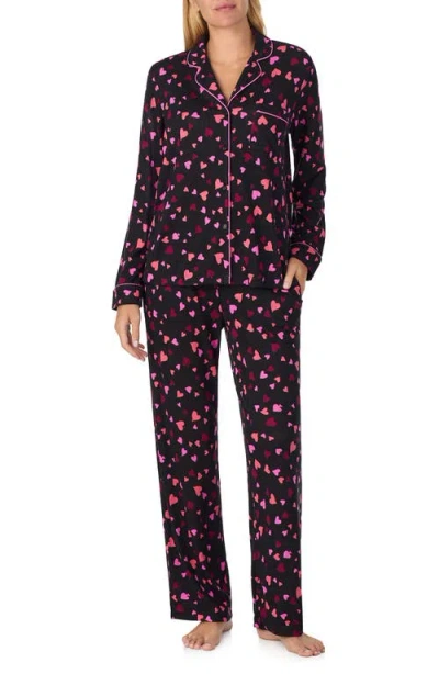 Kate Spade New York Printed Long Pajama Set In Multi