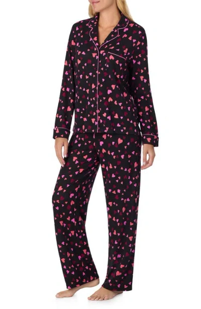 Kate Spade New York Printed Long Pajama Set In Multi