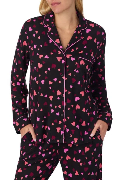 Kate Spade New York Printed Long Pajama Set In Multi
