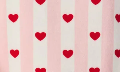 Kate Spade New York Dot Print Long Pajama Set In Pink