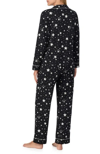 Kate Spade Women's 2-piece Sleepwear Long-sleeve Top And Pajama Pants Set In Black