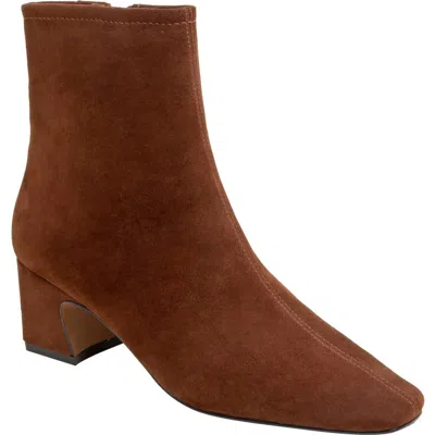 Linea Paolo Wrenly Block Heel Bootie In Brown