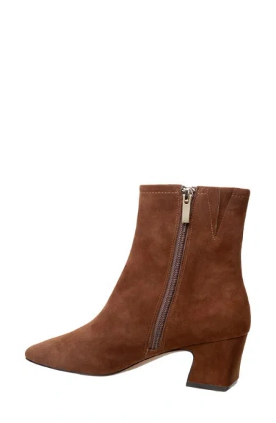 Linea Paolo Wrenly Block Heel Bootie In Brown