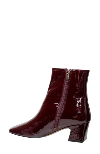 Linea Paolo Wrenly Block Heel Bootie In Burgundy