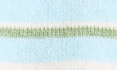 Matty M . Sophia Stripe Sweater In Blue