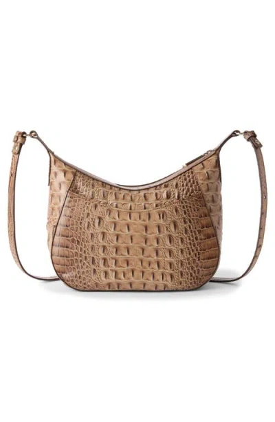 Brahmin Corinne Small Alden Road Leather Crossbody In Brown