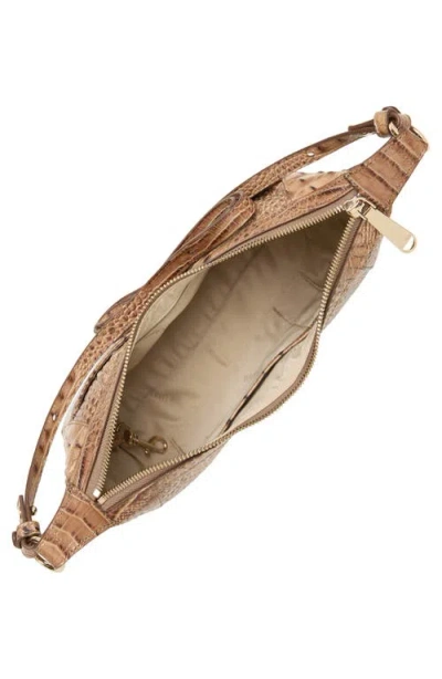 Brahmin Corinne Small Alden Road Leather Crossbody In Brown