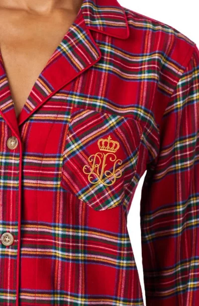 Ralph Lauren Lauren  Cotton Blend Pajamas In Red