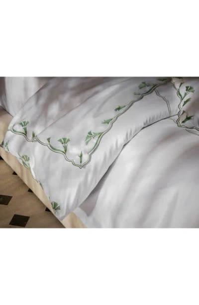 Matouk Marcella 600 Thread Count Egyptian Cotton Flat Sheet In White