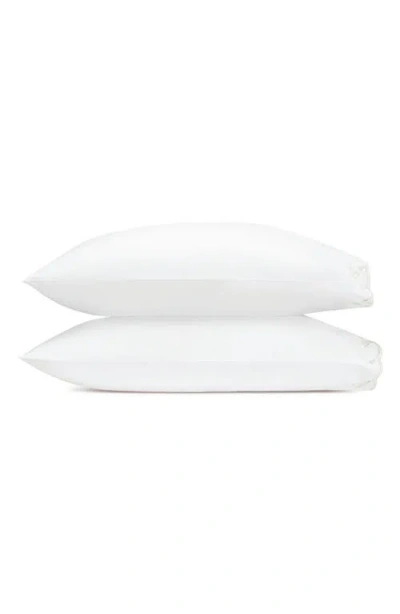 Matouk Marcella Set Of 2 600 Thread Count Egyptian Cotton Pillowcases In White