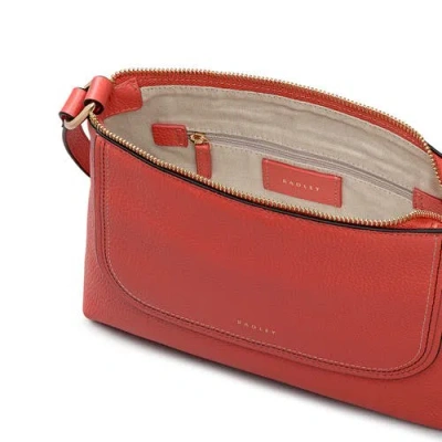 Radley Colwyn Road Small Ziptop Crossbody Bag In Orange