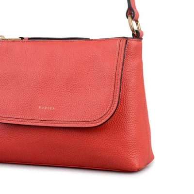 Radley Colwyn Road Small Ziptop Crossbody Bag In Orange
