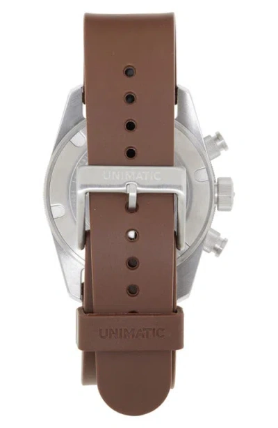 Unimatic Diving Heritage Diving Watch, 41.5mm In Brown