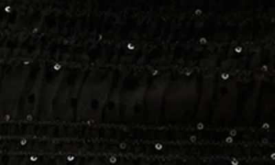 City Chic Sofie Swiss Dot Long Sleeve Cocktail Dress In Black