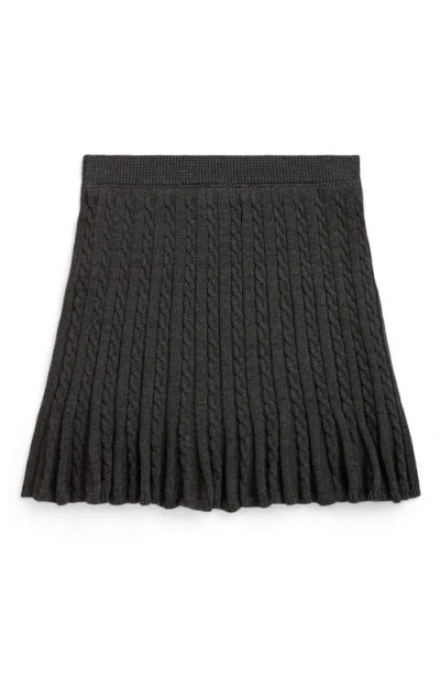 Polo Ralph Lauren Kids' Cable Stitch Skirt In Gray