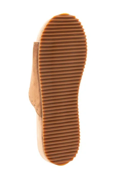 Revitalign Sofia Stud Slide Sandal In Brown
