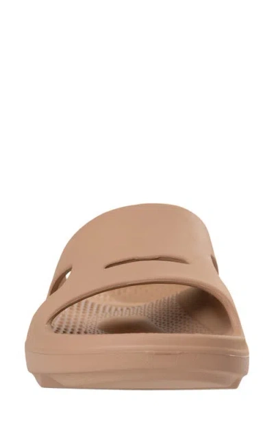 Revitalign Fusion Strive Slide Sandal In Brown