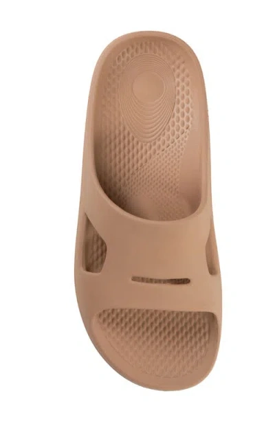 Revitalign Fusion Strive Slide Sandal In Brown