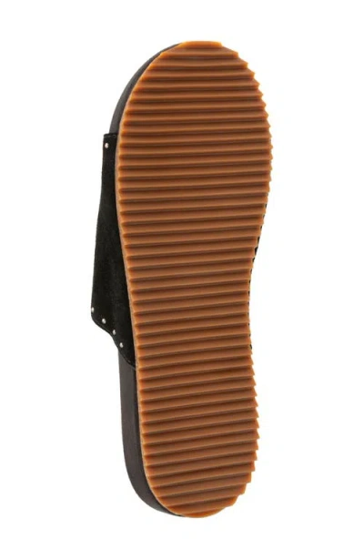 Revitalign Sofia Stud Slide Sandal In Black