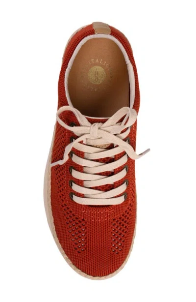 Revitalign Macey Perforated Sneaker In Orange