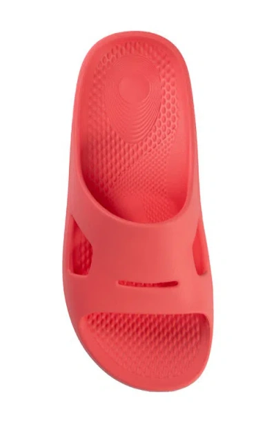 Revitalign Fusion Strive Slide Sandal In Red