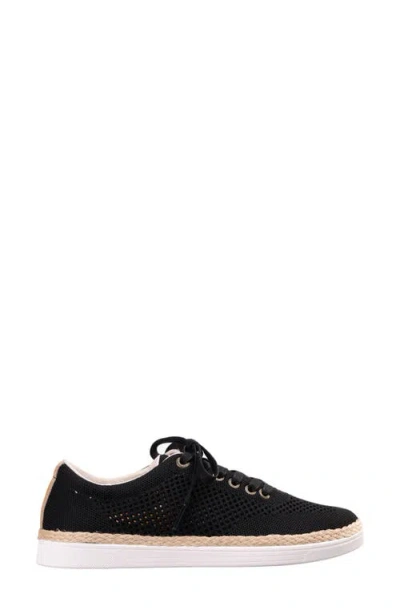 Revitalign Macey Perforated Sneaker In Black