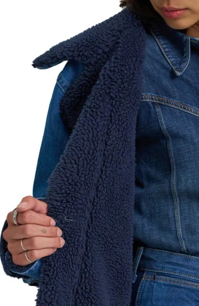 Wrangler Wrange Denim Coat In Blue