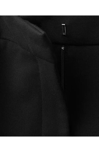 Mango Straight Leg Pants In Black