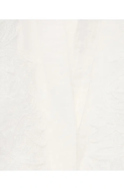 Mango Lyocell Shirt With Patches Off White In White