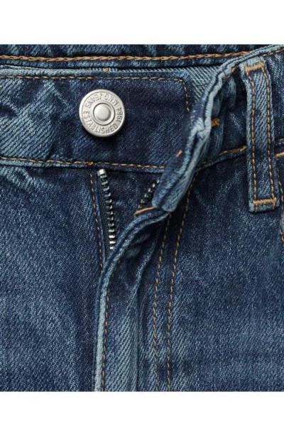 Mango Women's Matilda High-rise Straight Jeans In Blue