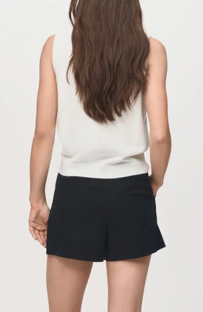 Mango Women's Diamond-print Polo-neck Sweater Vest In Multi