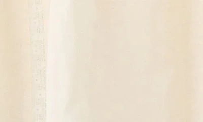 Mango Cotton Lace Nightdress With Drawstring Vanilla In White