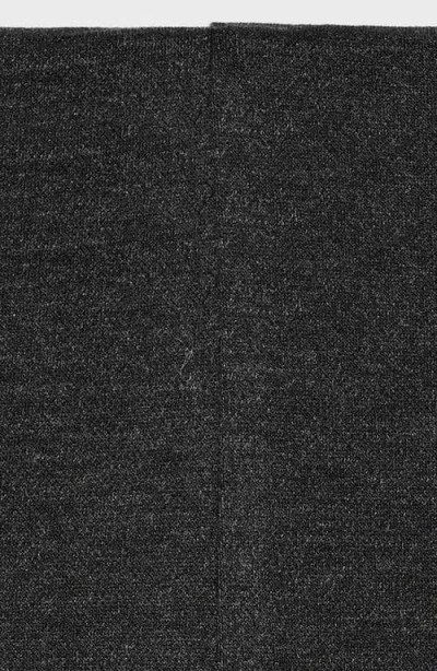 Mango Pull-on Straight Leg Pants In Black