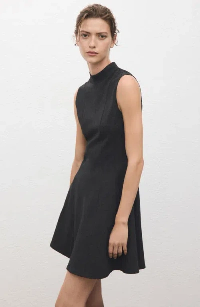 Mango Women's Short Seams Dress In Black