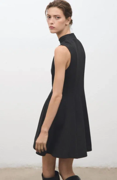 Mango Women's Short Seams Dress In Black