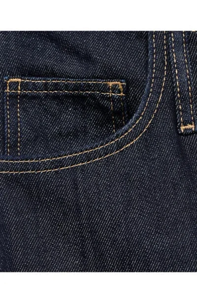 Mango Women's Wide Leg Mid-rise Jeans In Blue