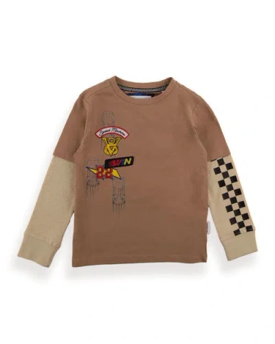 Sovereign Code Harper Long Sleeve T-shirt In Brown
