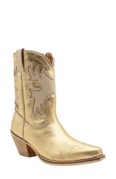 Volatile Colt Western Boot In Gold