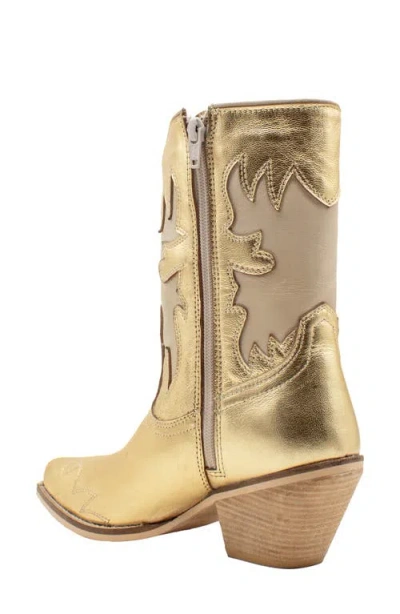 Volatile Colt Western Boot In Gold