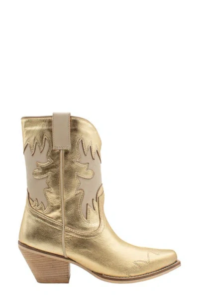Volatile Colt Western Boot In Gold