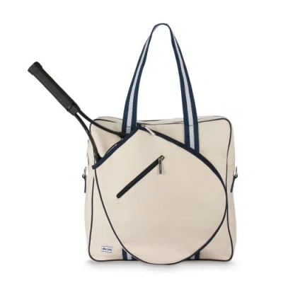 Ame & Lulu Hamptons Tennis Tour Bag In White