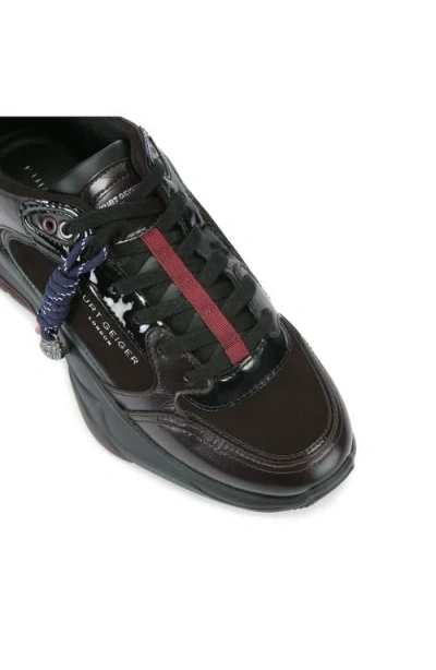 Kurt Geiger Leather Royston Sneakers In Black