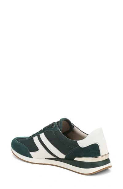 Naturalizer Women's Lorena Closed Round Toe Lace Up Sneakers In Green