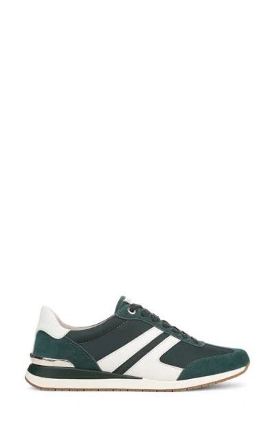 Naturalizer Women's Lorena Closed Round Toe Lace Up Sneakers In Green