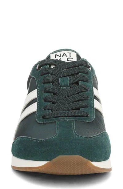 Naturalizer Women's Lorena Closed Round Toe Lace Up Sneakers In Green